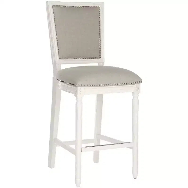 Tabouret de bar rectangulaire Buchanan (lot de 2) - FOX6246 - Safavieh Couture