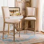Tabouret de bar rectangulaire Buchanan (lot de 2) - FOX6246 - Safavieh Couture