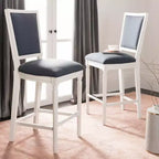 Tabouret de bar rectangulaire Buchanan (lot de 2) - FOX6246 - Safavieh Couture