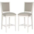 Tabouret de bar rectangulaire Buchanan (lot de 2) - FOX6246 - Safavieh Couture