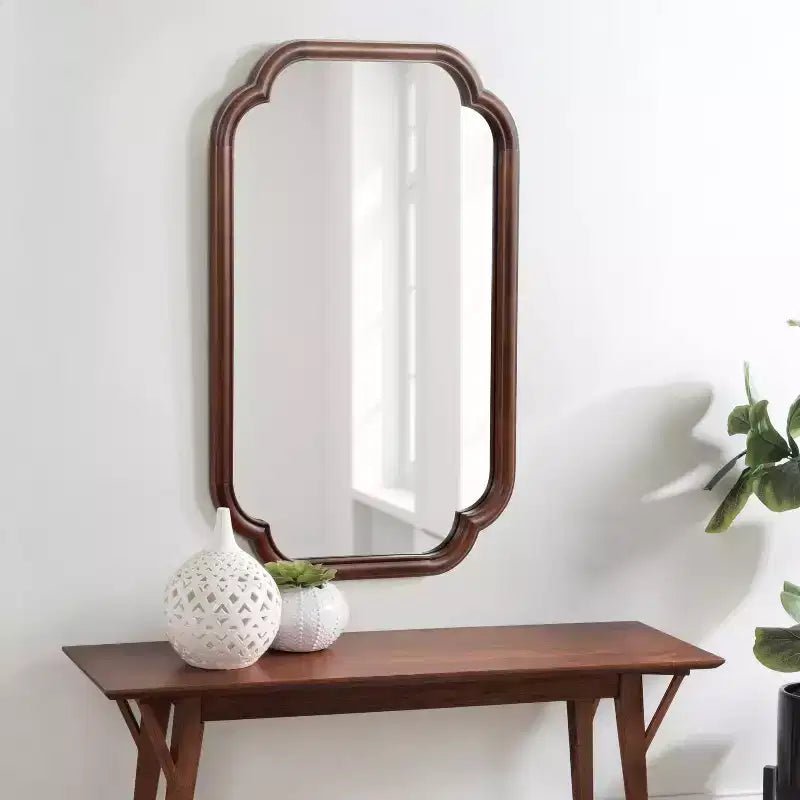 Miroir mural festonné Glenby 24 x 36 - Kate & Laurel All Things Decor