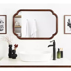 Miroir mural festonné Glenby 24 x 36 - Kate & Laurel All Things Decor