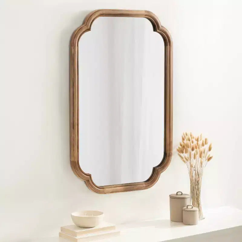 Miroir mural festonné Glenby 24 x 36 - Kate & Laurel All Things Decor