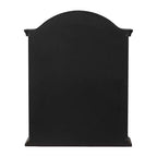 Étagère murale traditionnelle en bois 28x22 avec portes à volets arquées - Olivia & May