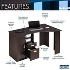 Bureau de style classique avec rangement – Techni Mobili