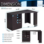 Bureau de style classique avec rangement – Techni Mobili