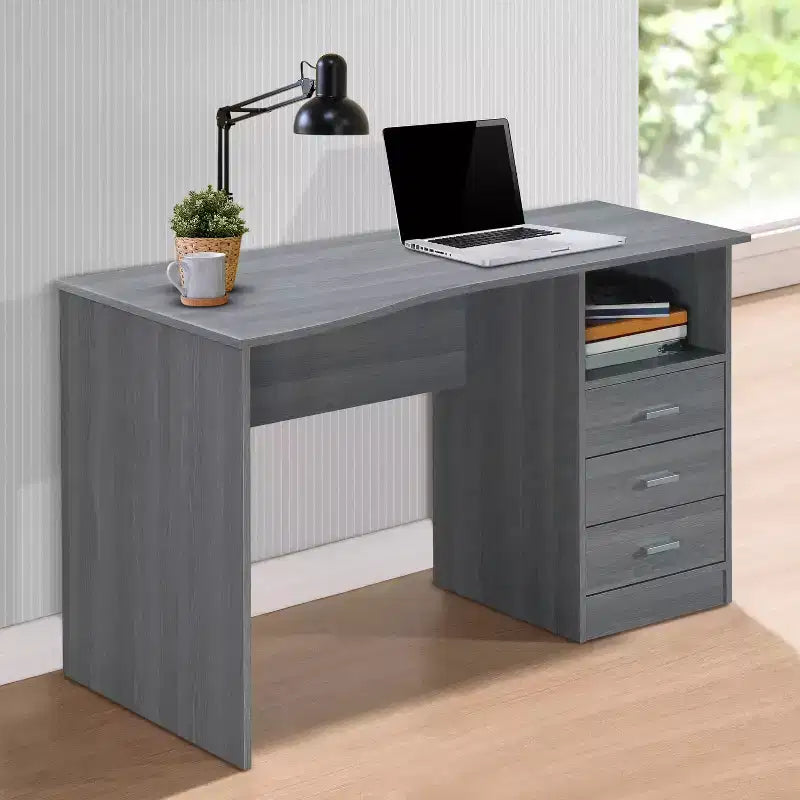 Bureau d'ordinateur classique avec plusieurs tiroirs - Techni Mobili