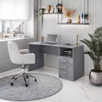 Bureau d'ordinateur classique avec plusieurs tiroirs - Techni Mobili