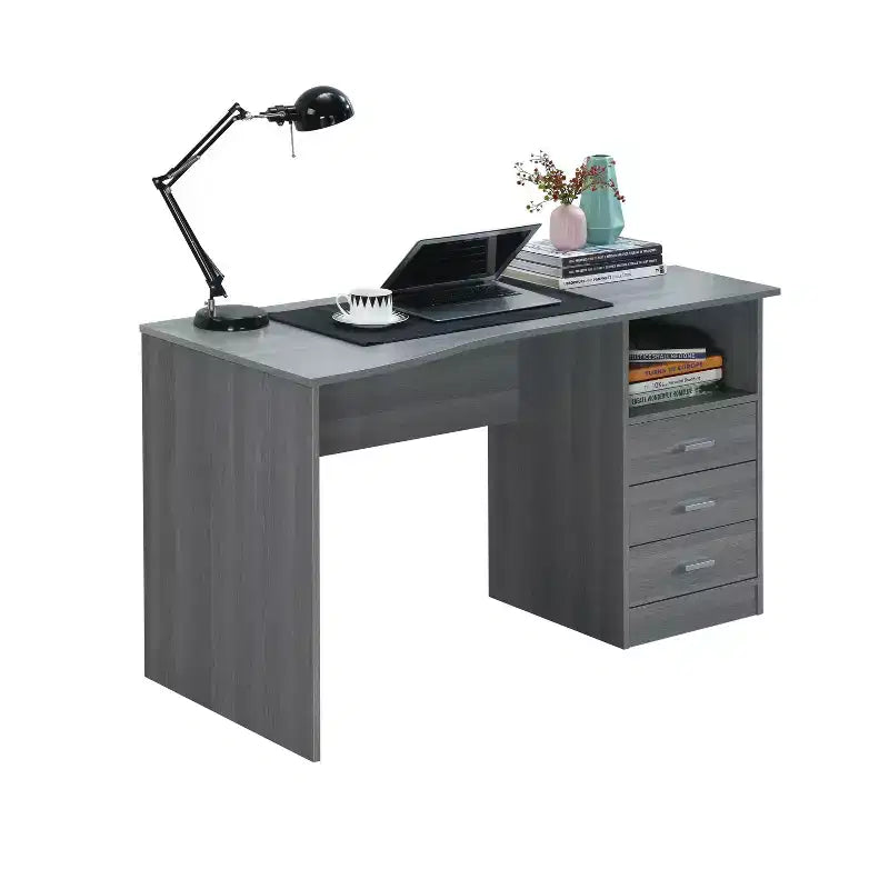 Bureau d'ordinateur classique avec plusieurs tiroirs - Techni Mobili