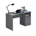Bureau d'ordinateur classique avec plusieurs tiroirs - Techni Mobili