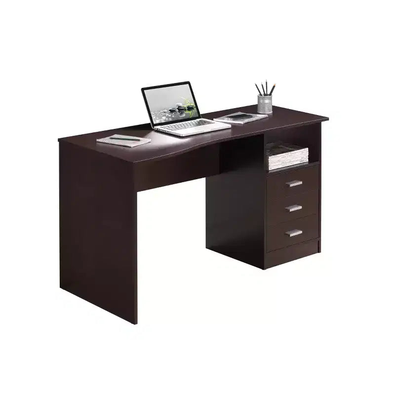 Bureau d'ordinateur classique avec plusieurs tiroirs - Techni Mobili