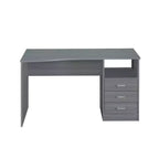 Bureau d'ordinateur classique avec plusieurs tiroirs - Techni Mobili