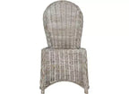 Chaise de salle à manger en osier Idola 19 H (Lot de 2) - SEA7004 - Blanc délavé - Safavieh