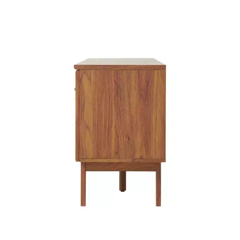 JONATHAN Y TVS1002A Meuble TV Finley de style Ferme de 149,86 cm avec tiroir et portes de rangement, convient aux téléviseurs jusqu'à 165,1 cm, avec gestion des câbles