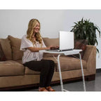Lexi Home My Comfy Table TV Pliante Ajustable - Blanc