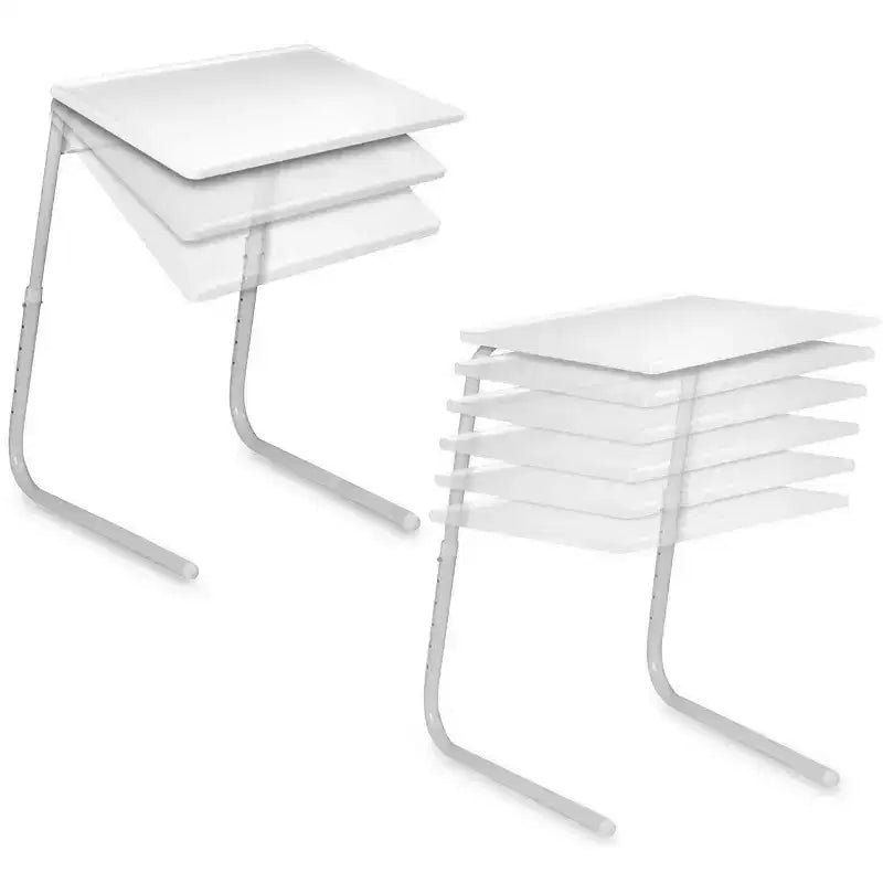 Lexi Home My Comfy Table TV Pliante Ajustable - Blanc