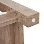 JOMEED Table basse carrée de 80 cm avec étagère de rangement inférieure, meubles de salon/bureau style ferme moderne, beige