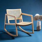 Fauteuil à bascule Perth en rotin - SFV4103 - Safavieh Couture