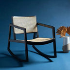 Fauteuil à bascule Perth en rotin - SFV4103 - Safavieh Couture