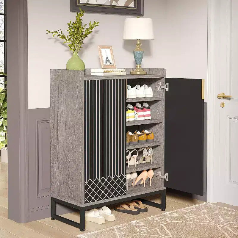 Meuble à Chaussures Lantine à 5 Niveaux