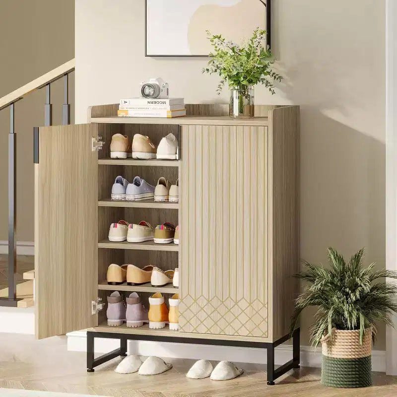 Meuble à Chaussures Lantine à 5 Niveaux