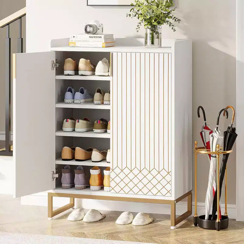 Meuble à Chaussures Lantine à 5 Niveaux