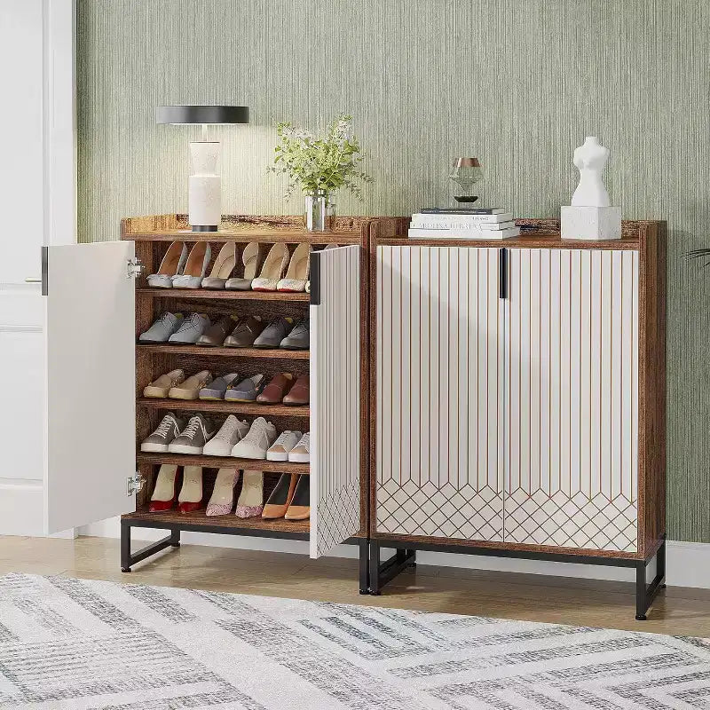 Meuble à Chaussures Lantine à 5 Niveaux