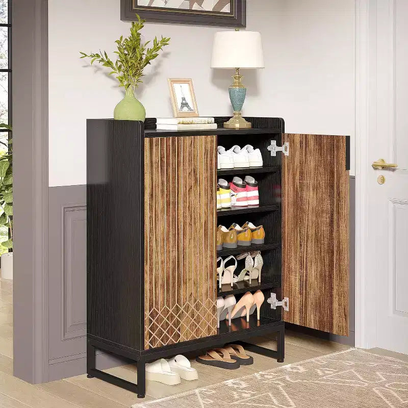 Meuble à Chaussures Lantine à 5 Niveaux