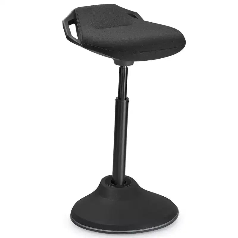 SONGMICS Chaise de bureau debout, tabouret debout ergonomique réglable, chaise d'équilibre pivotante, coussin inférieur antidérapant