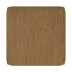 Pouf de rangement avec plateau en bois - HomePop