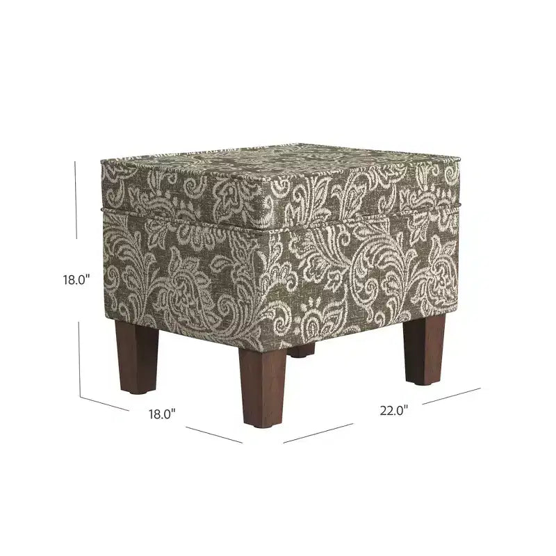 Ottoman de rangement moyen - HomePop