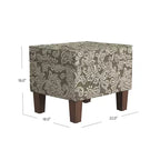 Ottoman de rangement moyen - HomePop