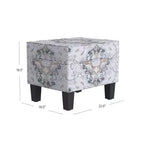 Ottoman de rangement moyen - HomePop