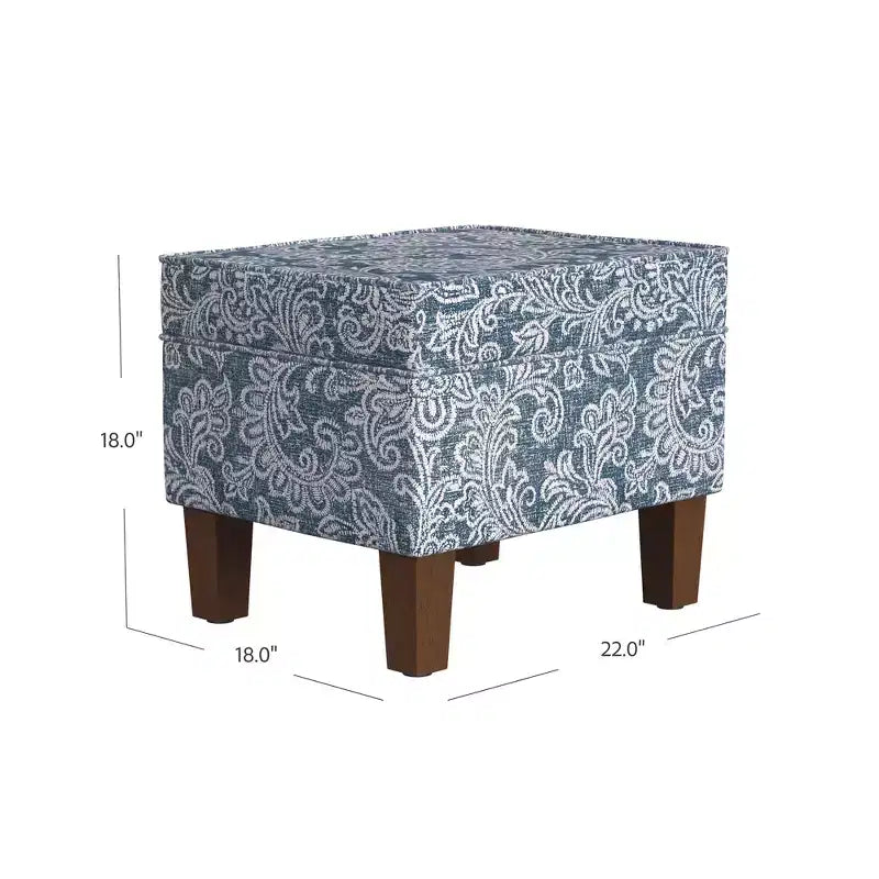 Ottoman de rangement moyen - HomePop