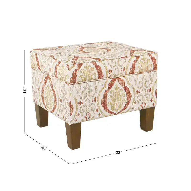 Ottoman de rangement moyen - HomePop