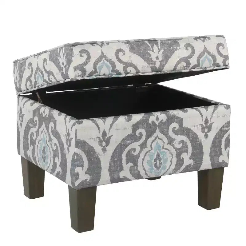 Ottoman de rangement moyen - HomePop