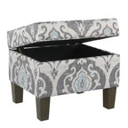 Ottoman de rangement moyen - HomePop