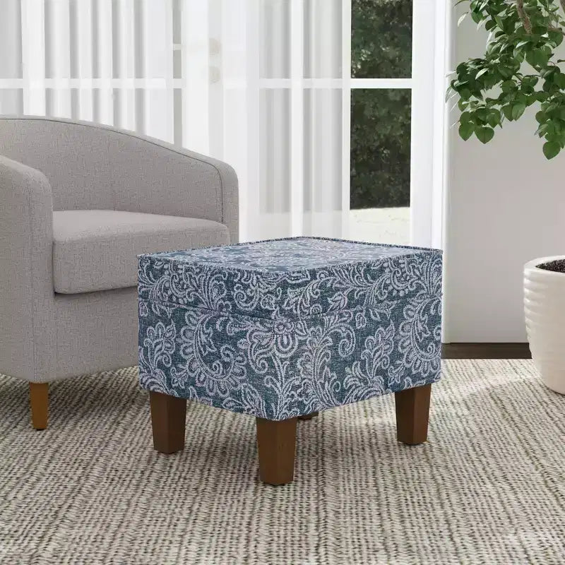 Ottoman de rangement moyen - HomePop