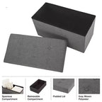 Hasting Home Pouf de rangement pliant de 30 po avec bac amovible