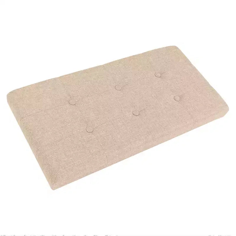 Hasting Home Pouf de rangement pliant de 30 po avec bac amovible