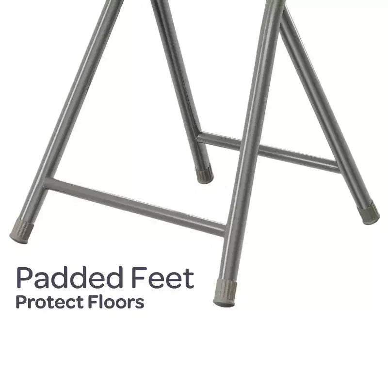 Tabouret pliant sans dossier Hasting Home de 45 cm avec capacité de 102 kg