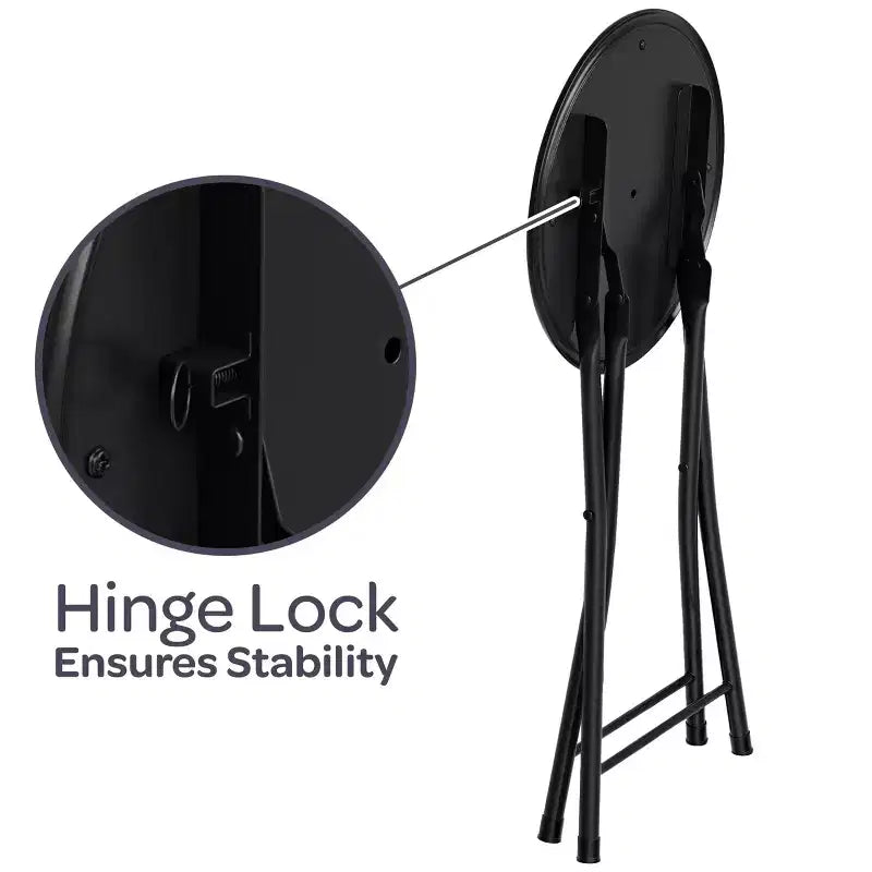 Tabouret pliant sans dossier Hasting Home de 45 cm avec capacité de 102 kg