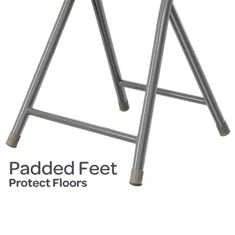 Tabouret pliant sans dossier Hasting Home de 45 cm avec capacité de 102 kg