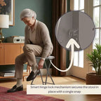 Tabouret pliant sans dossier Hasting Home de 45 cm avec capacité de 102 kg