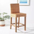 Tabouret de comptoir Tobie en rotin - BST6501 - Safavieh