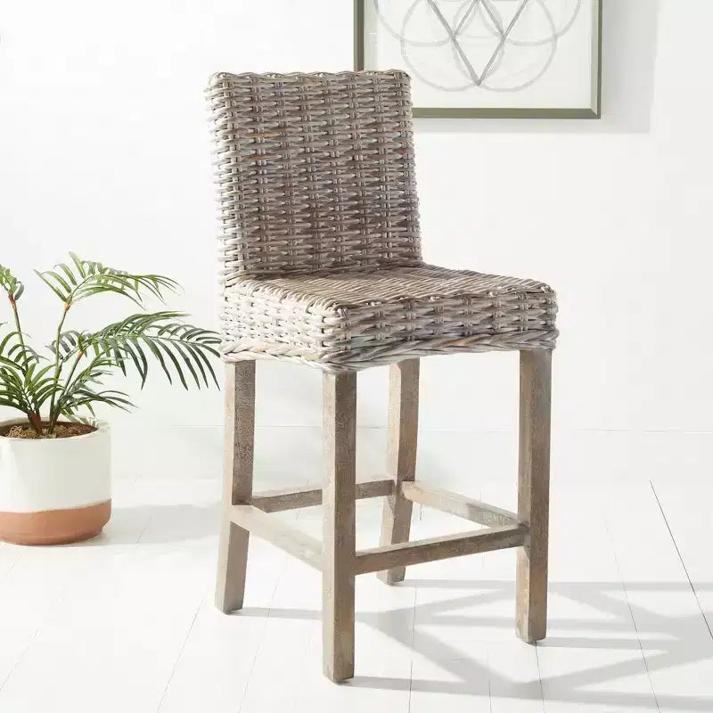 Tabouret de comptoir Tobie en rotin - BST6501 - Safavieh