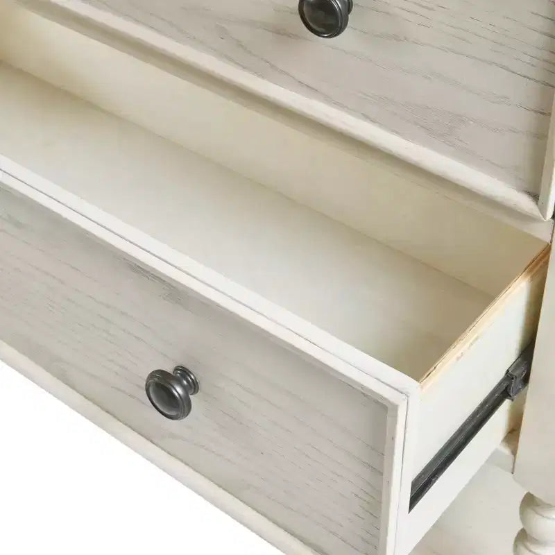 LIVN CO. Table console de ferme à 2 tiroirs