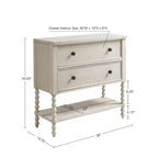 LIVN CO. Table console de ferme à 2 tiroirs
