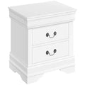 Yaheetech Modern 2-drawer Nightstand Bedside Table