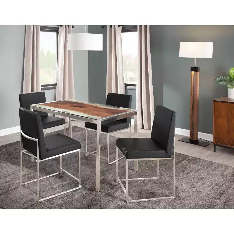 Lot de 2 chaises de salle à manger hautes Fuji - LumiSource